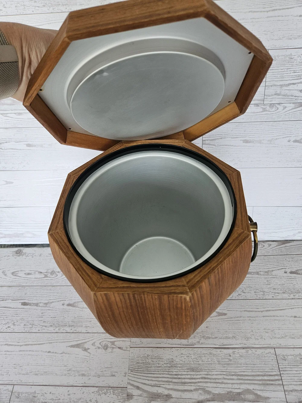 Vintage Mid-Centurty Teak Ice Bucket